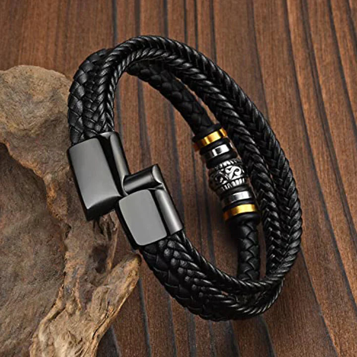 🎄YILBAŞI ÖZEL🎄 Canım Oğluma - Yeni yıl hediyesi deri bileklik