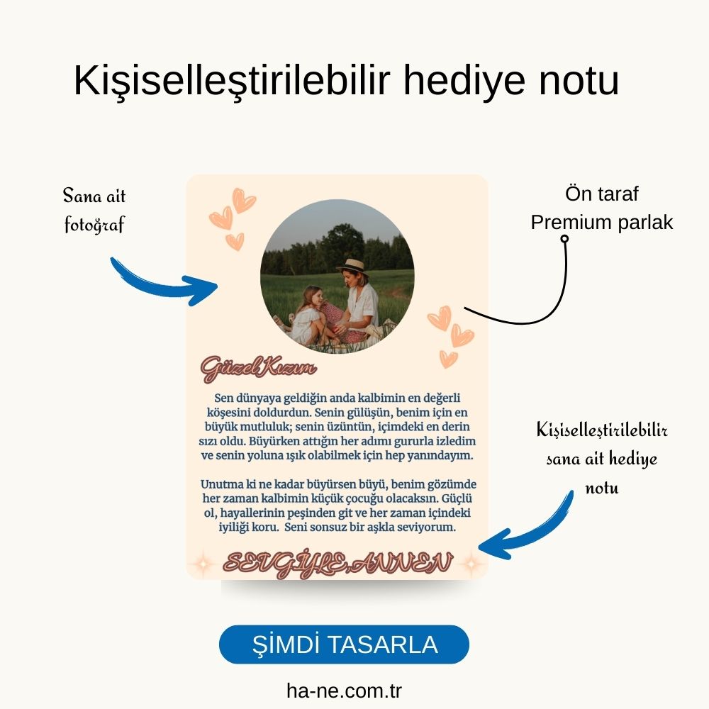 Güzel Kızıma Güneş Kolye