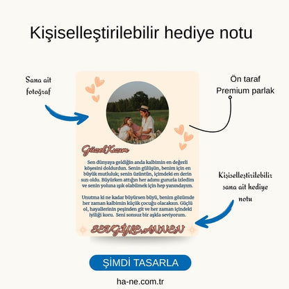 Güzel Kızıma Güneş Kolye