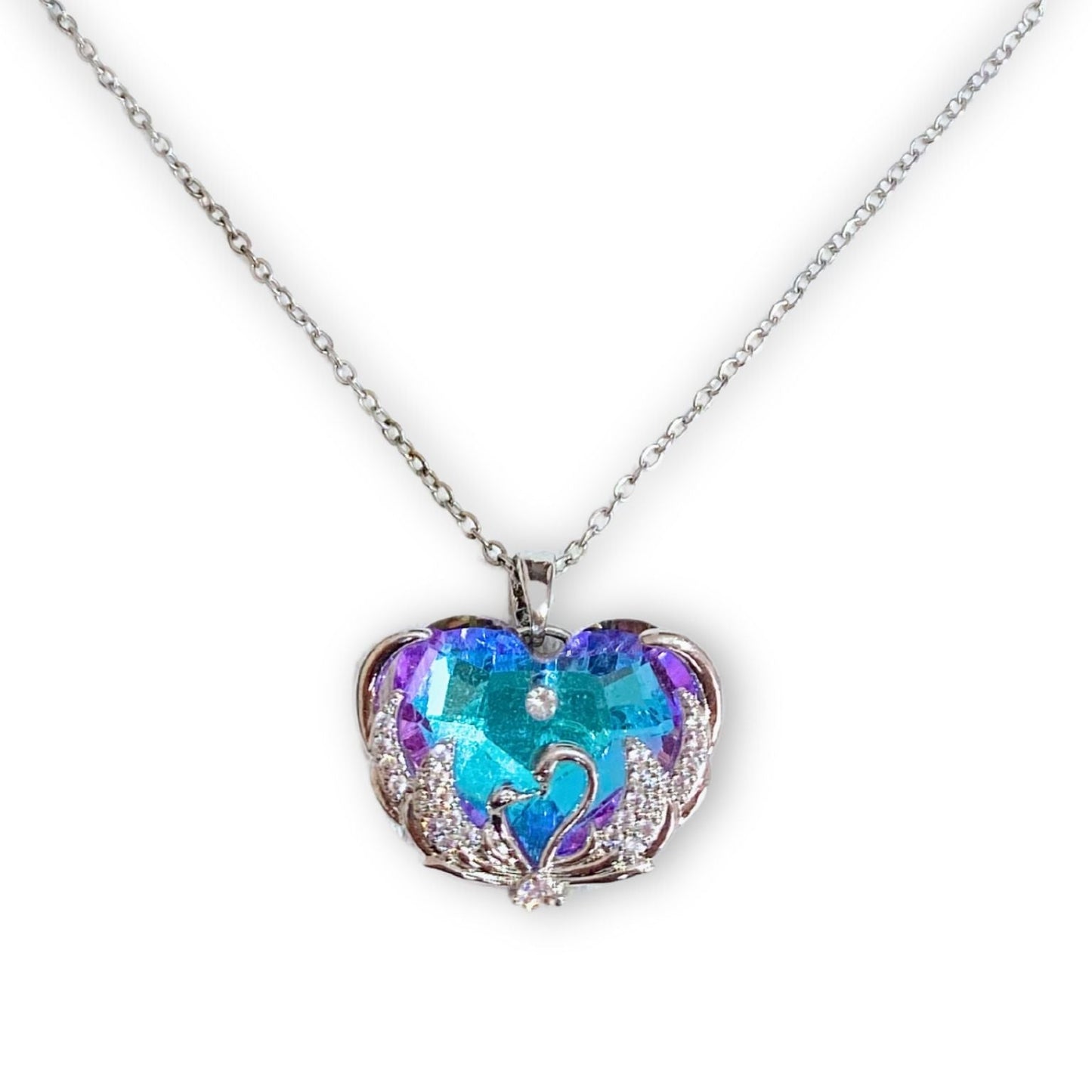 Canım Kızıma Okyanus Kalbi Kolye